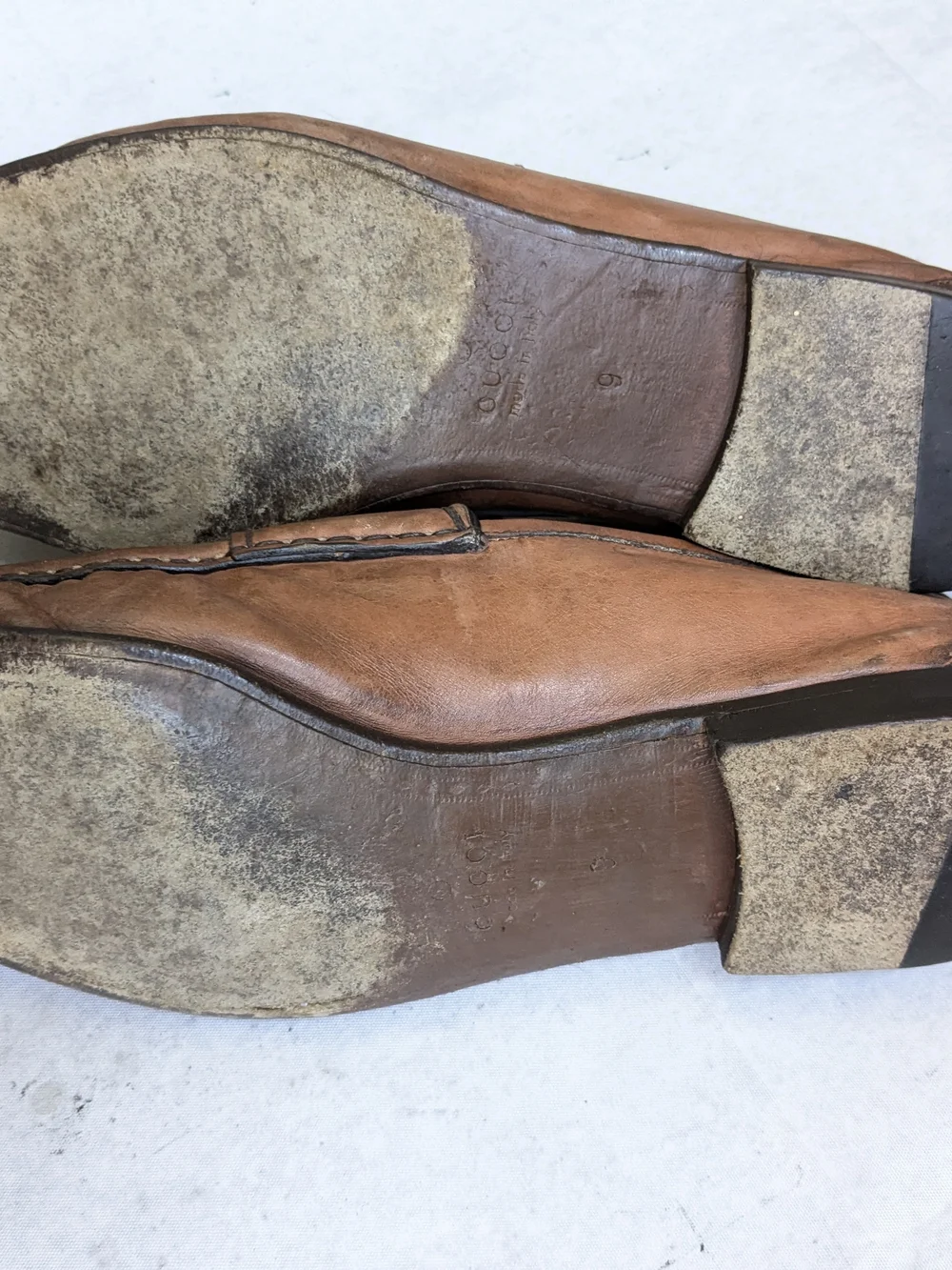 Gucci Horsebit Loafers Brown Men US 9.5 Leather Slip Ons Leather Italy - Picture 15 of 15